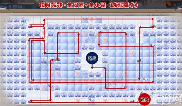 阴阳师松月樱林攻略大全 松月樱林35步全成就通关路线图