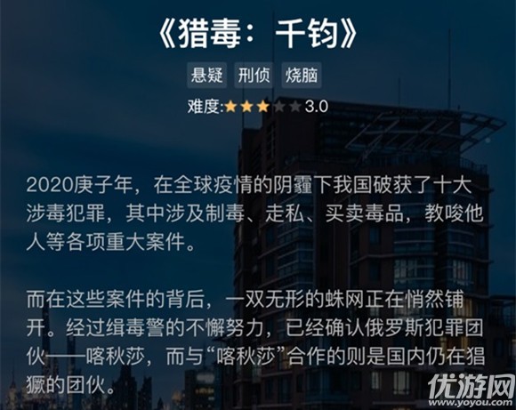 犯罪大师猎毒千钧答案是什么 犯罪大师猎毒千钧答案解析