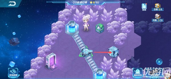 QQ飞车手游S21极速幻境第一章怎么过 空痕镜梦回忆之森通关路线图