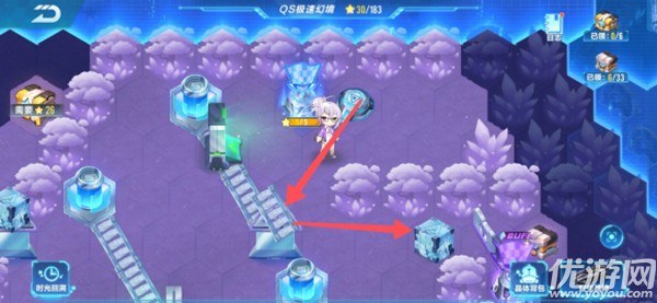 QQ飞车手游S21极速幻境第一章怎么过 空痕镜梦回忆之森通关路线图
