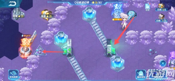 QQ飞车手游S21极速幻境第一章怎么过 空痕镜梦回忆之森通关路线图
